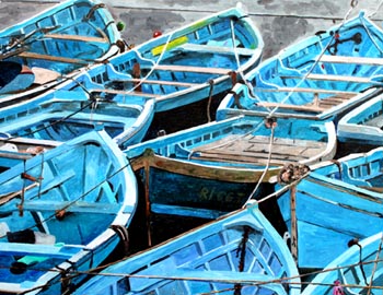 Blue Boats